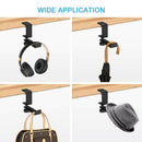 Metal Gaming Headset Hanger 360 Rotatable Desktop Headphone Hook Bracket A