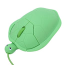 1000dpi Cute Cartoon Anime Fashion Turtle PC Laptop Optical USB Mouse, Gree