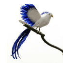 Flying Phoenix Artificial Long Tail Bird Realistic Taxidermy Home Decoration