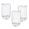 3pcs 1500ml Self-adhesive Dry Food Dispenser for Nuts Candies Jar Easy Press