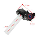 1X(22mm Motorcycle Handlebar Turn Twist Quick Action Throttle Clamp Grip Fo