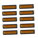 10x Bicycle Pedal Reflector Bike Cycling Night Warning Reflect Light