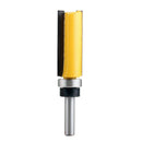 2 - Flutes 1/4" Shank Straight Flush Trim Router Cutter Bit Bearing 50.8mm
