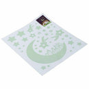 Cartoon Twinkle Star Moon Glow In The Dark Luminous Wall Stickers Decals De