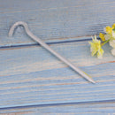 5 Pcs Alloy Tent Stakes Pegs Heavy Duty Nail Head 7.01inch Solid Steel Me %x
