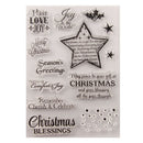 Merry Christmas Greeting Blessings Stamp clear Silicone Craft for ScrapbookingME