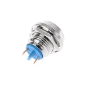 Car Boat 12mm Momentary Metal Push Button Switch 3A/36V DC 1X
