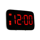 2pcs Precision Radio Controlled LCD ALARM Date Clock Red Brand New