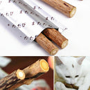 Cat Cleaning Teeth Pure Natural Catnip Stick Silvervine Tasty Snacks Treat Toys