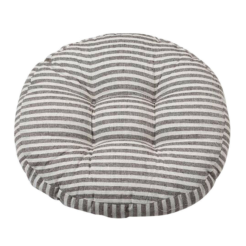 45cm Tatami Cushion Handmade Pillow Floor Chair Seat, Cotton, Coffee Strips