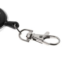 2pcs Heavy Duty Retractable Key Chain Key Reel with 24inch Nylon Wire Rope