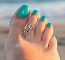 Attractive Women Charm Simple Toe Ring Adjustable Foot Tide Beach Jewelry FT