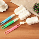 Sponge Glass Cup Cleaning Brush Long Handle Cup Brush Household Wash Brush A