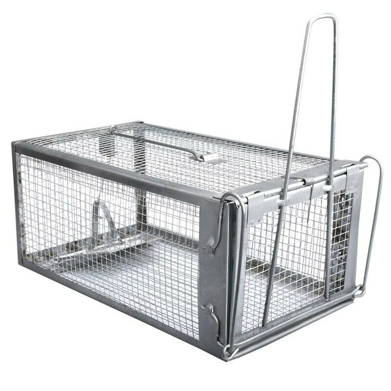 Mouse Rat Trap Cage Live Animal Pest Rodent Mouse Control Bait Catch J7B5