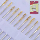 36 Pcs Thick Big Eye Sewing Self-Threading Needles Embroidery Hand Sewing Tool