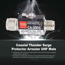Coaxial Thunder Surge Protector Arrester UHF Male to Female Connector Plug