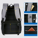 Mei Nai Li Mens Travel Backpack Waterproof USB Charge Male Anti-Theft Lapto