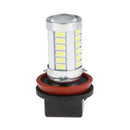 2pcs DC 12V H8 5730 33SMD White LED Car Front Fog Light DRL Headlamp Bulbs