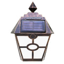 Retro 2LED Solar Wall Lamp Waterproof Garden Yard Security Light Warm Light