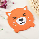 4 Pcs Cork CoasterCup Place Mat Cute Decor Mug Pad Bowl Drink Tea Coffee Pad