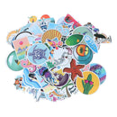 100Pcs Colorful Vacation Cute Stickers Scrapbook Suitcase Laptop Guitar Stick-OZ