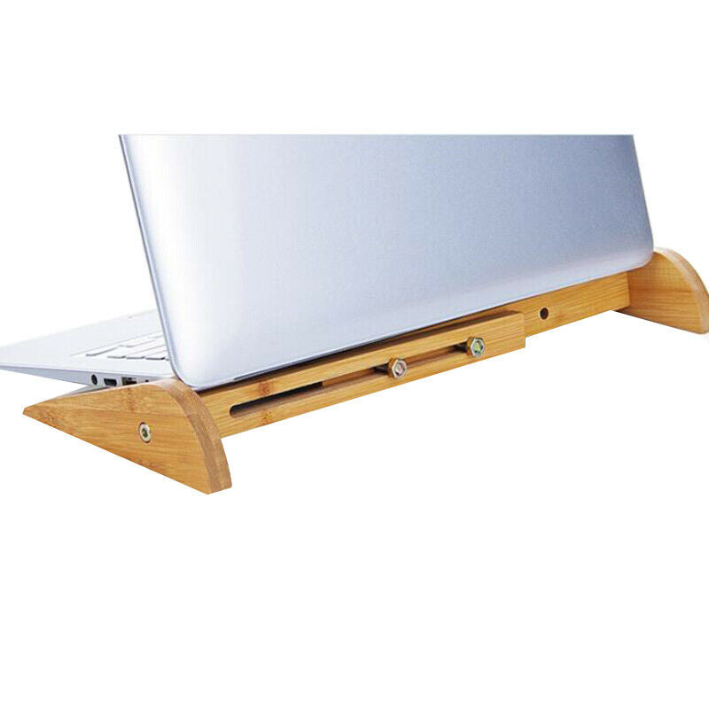 Simple Wooden Notebook Stand Office Accessories Adjustable Bracket Creative