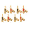 8pcs/Set 4mm Banana Plug Speaker Wire Self-Lock HiFi Terminal Connectors