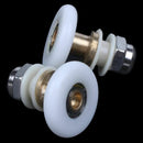 8 x Replacement Shower Door Rollers Runner Pulley 27 mm Wheel Diameter I9S7