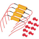 4x 50W 6ohm Load Resistor For Fix LED Bulb Fast Hyper Flash Turn Signal Blinkelj
