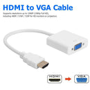 Male to Female Adapter HDMI to VGA Converter Digital Analog Audio Adapter Cable