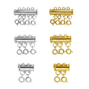 6x Slide Clasps 2 Strand Clasp Tube Slide Clasp 3