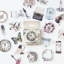 46pcs/box Stamp Boxed Stickers DIY Scrapbooking Paper DecorationSEAU