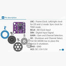 4X(Max98357 I2S 3W Class D Amplifier Breakout Interface Dac Decoder Module Y7Y8)