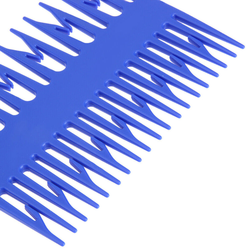 Salon Professional Fish Bone Shape Comb Hair Dyeing Sectioning Highlighting