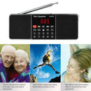 Y-618 Mini Fm Radio Digital Portable Dual 3W Stereo Speaker Mp3 Audio Playe