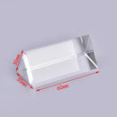 30*30*60mm Triangular Prism BK7 Optical Prisms Glass Physics Teaching Refrac Cy