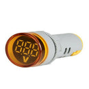 2x Round LED Digital Display Voltage Meter Ampermeter Monitor Indicator 60v-500v
