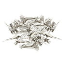 200x Iron Bows Alligator Curl Clips Blank Hair Pins Clamps DIY Projects