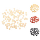 200x Screw Cover Caps Conversion Kit for Furniture Car Home Beige+Black