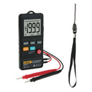 Handheld Digital Voltmeter Ohmmeter Multimeter AC DC Volt Tester Meter Black