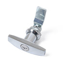 1pc T Handle Chrome Plated Lock with Keys for Trailer Caravan Toolbox