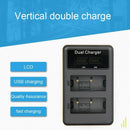 Np-W126 Dual Battery Charger For Fujifilm Hs33Exr X-Pro1 X-E1 X-E2 X-M1 X-A