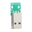 10pcs Type A USB Male to DIP 2.54mm PCB Board Power Supply Adapter Module