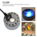 12 Led Lights 20Mm Single Head Ultrasonic Atomizer Air Humidifier Atomizing