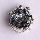 Charm Rhinestone Crystal Insect Red Ladybug Brooch Pins Party Christmas-L C N5U4