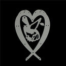 Love Heart Dove Metal Cutting Dies Stencil for Scrapbooking Album Cards Decor M&