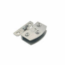 8-10mm Thickness Wall Mounted Zinc Alloy Glass Door Hinges Clamps Screws