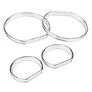 4Pcs Car Front Dashboard Speedometer Gauge Decoration Frame Dial Rings Trim G6Y8