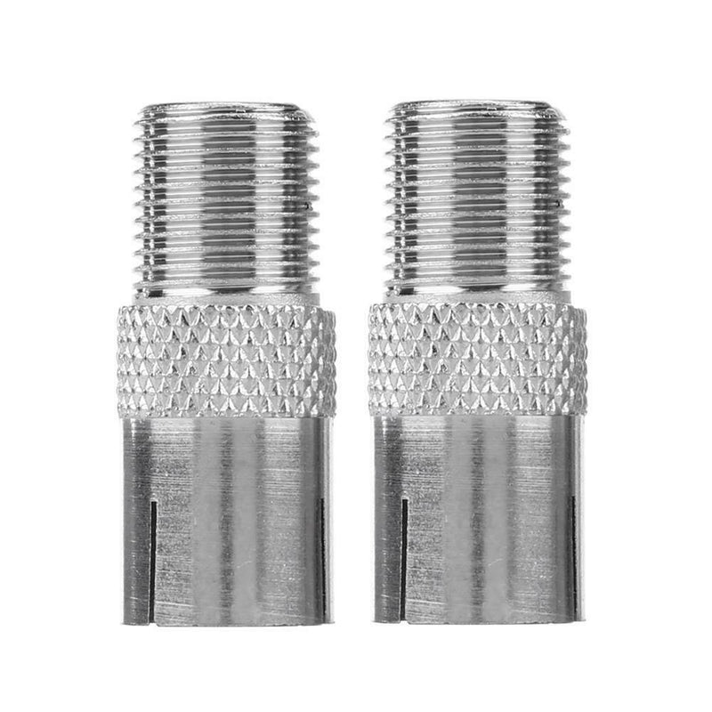 2pcs RF Coax F Female to F Female Connectors 9.5TV Antenna Plug Adapters