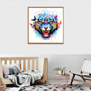 5D DIY Full Drill Diamond Painting Colorful Tiger Cross Stitch Embroidery